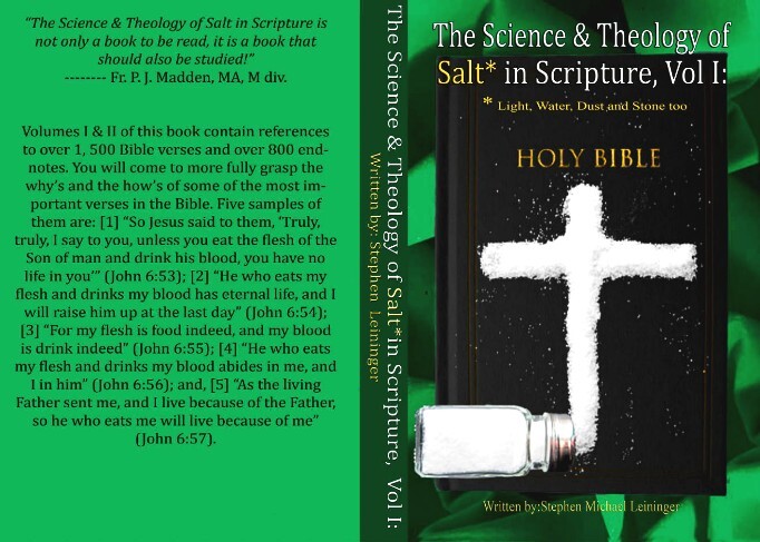 The Cover Image of the Science & Theology of Salt in Scripture, Volume I